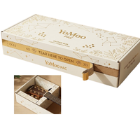 Boîte d'expédition en carton ondulé biodégradable, boîte cadeau, emballage en papier pour dessert, boîte en carton pour guitare, échantillon 8x6x6