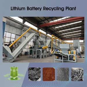 Waste Lithium Ion Battery Recycling Machine Plant with Gear Motor Bearing 300-2000 Kg/h Capacity - Product Image 4