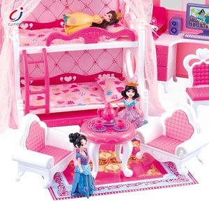 Chengji Diy Toy Dollhouse Miniature Role Playing Games Bedroom <strong>Princess</strong> <strong>Doll</strong> <strong>House</strong> and Accessories - Product Image 2