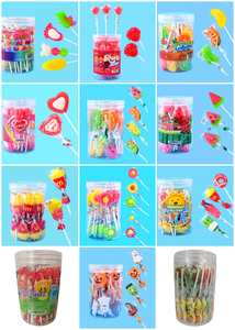 Nouveauté 2025 Sucettes Cœur <span class=keywords><strong>en</strong></span> Cristal Rose, 600 pièces, Saveurs Fruits Sucrés et Acidulés, Bonbons <span class=keywords><strong>en</strong></span> Gros pour Fêtes - Product Image 4