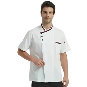 Hotel kitchen wear men clothes cheap jackets chef work coats restaurant work uniform