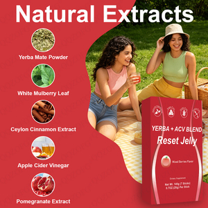 7 Sticks Yerba <span class=keywords><strong>Mate</strong></span> + ACV Reset Jelly Sabor a Bayas Mixtas - <span class=keywords><strong>Sin</strong></span> Azúcar, Suplemento Dietético para la Salud Digestiva y Metabólica - Product Image 3