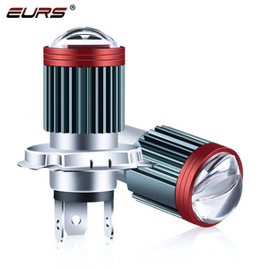 EURS 이중 색상 듀얼 렌즈 신형 모터 LED IP67 방수 오토바이 <span class=keywords><strong>H4</strong></span> 헤드라이트 12-80V 백색 황색 <span class=keywords><strong>H6</strong></span> BA20D 스팟 라이트 전구 - Product Image 2