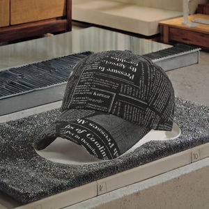 Casquettes de baseball 100 % polyester personnalisées avec logo et motif lettres imprimés par sublimation intégrale - Product Image 2