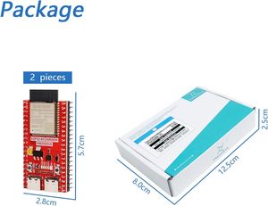 FREENOVE ESP32-S3ボードLite (16MBフラッシュ) (2パック) デュアルコア32ビット240MHzマイクロコントローラーオンボードワイヤレスマイクロUSB <span class=keywords><strong>Python</strong></span> C - Product Image 6
