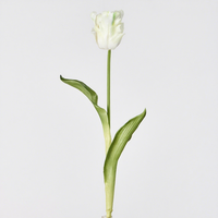 W-A0308 Tulip Buatan Baru dari Lateks Lembut, Tulip Sentuhan Asli dari Karet Lunak, Bunga Simulasi untuk Dekorasi Rumah dan Pernikahan