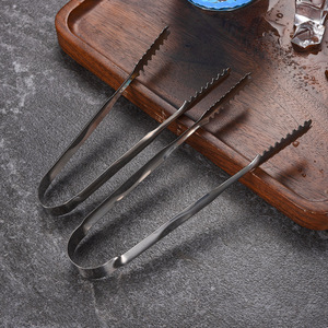 Stainless Steel Ice <b>Tongs</b> 15cm Kitchen Food <b>Tongs</b> For Barbecue Steak <b>Serving</b> - Product Image 4