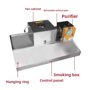 Cappa Aspirante Elettrica Commerciale ad Alta Potenza in Acciaio Inox per Piccoli Ristoranti, Cucine Rurali, Forniture per <span class=keywords><strong>Hotel</strong></span> e Ristoranti - Product Image 2