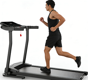 Tapis roulant pliable motorisé silencieux avec écran LED, certifié CE RoHS, 2.0HP, équipement de fitness à domicile, compatible OEM pour salle de sport à domicile - Product Image 6