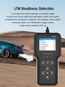 Phổ V900 OBDII Máy quét tự động phần mềm mới nhất phiên bản mã đọc và công cụ phân tích động cơ với <span class=keywords><strong>1</strong></span> năm bảo hành - Product Image 3