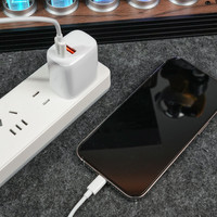 Chargeur mural double port A+C, vente chaude, PD 25W, chargeur rapide USB C, adaptateurs d'alimentation pour téléphone portable de type C pour iPhone Samsung