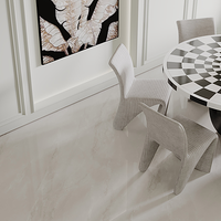 Carreaux en porcelaine DEER TILE aspect marbre gris clair 750x1500mm résistants aux acides et antidérapants pour sol et mur de cuisine et salle de bain