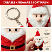 Zachte Kerstman Pluche Knuffel Speelgoed 4 Inch Gevulde Feestpop Kerstboomhanger Winkelcentrum Arcade Machine Prijs