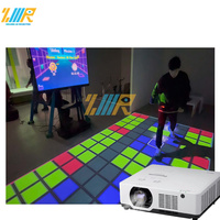 Juego de proyector de suelo interactivo Grid Jumping Active Grid Jumping Juego de proyección de suelo interactivo