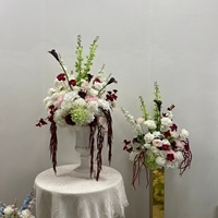 Groothandel Zachte Kunstzijden Bloemen Arrangementen Bloemenrozenbal Middelpunt Nieuwjaar Valentijnsdag Paasmoederdag