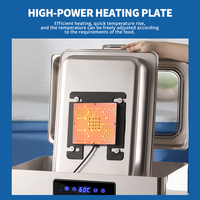 WINNERS-Chauffe-plat électrique sécurisé pour enfants, bain-marie en acier inoxydable, chauffe-buffet intelligent avec couvercle en verre pour hôtel