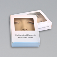 LashPlus – Mannequin multifonctionnel avec des paupières amovibles, pour s'entraîner à l'extension des cils du visage, Kit de moulage de la tête