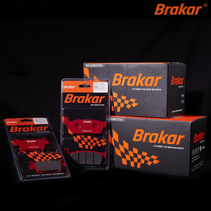 Nuove Pastiglie Freno in Ceramica Brakar (Nere) per <span class=keywords><strong>Aprilia</strong></span> Jincheng GPR250/APR300/RS660/RSV4 Ruota Posteriore - Garanzia di 3 Anni - Product Image 3