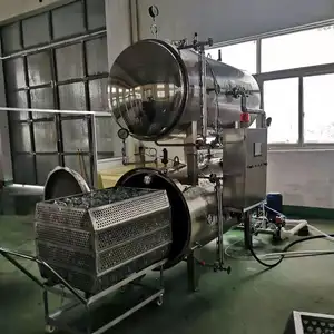 Tanque de esterilização de alimentos, venda quente industrial, líquido, tanque de vapor, esterilizador, retorta para comida