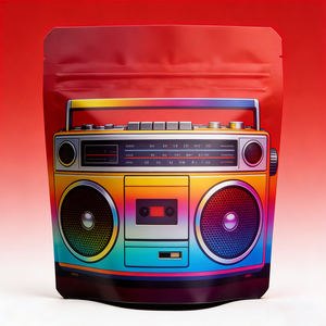 Custom <b>Laminated</b> 3.5g 14g 28g BOPP/VMPET/PE Baby Food Milk Stand-Up <b>Pouches</b> with Child-Resistant Zippers Odor-Proof Matte Finish - Product Image 4