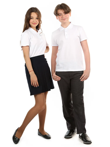 เสื้อโปโลแขนสั้นคอปกสำหรับเด็กนักเรียน<span class=keywords><strong>ประถม</strong></span>  แบบยูนิเซ็กซ์  รับสกรีนโลโก้สำหรับเด็กในโรงเรียน - Product Image 6