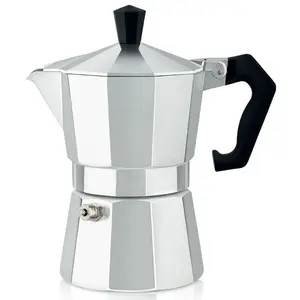 Newell Stovetop Espresso Mokapot İtalya soba üst klasik alüminyum 1 2 3 6 bardak İtalyan Express kahve makinesi Moka Pot