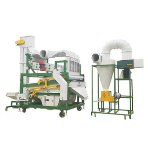 Sesame Wheat cleaning and sorting machine price with Vibration screen and gravity separator