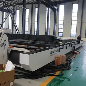 5000w 15000w Cnc Metal Single Table Combined Fiber Laser Cutting Machine And Co2 Laser