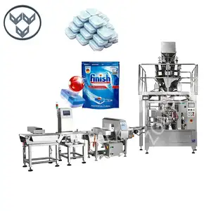 Cápsulas de detergente para bolsas prefabricadas, tabletas para lavar platos, máquinas contadoras y empacadoras