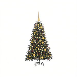 Artificial Christmas <b>Tree</b> 47.24 In Green With 150 Led Lights For Festive <b>Lighting</b> - Product Image 1