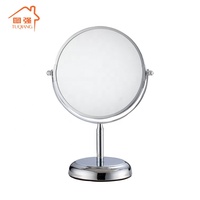 Miroir grossissant de maquillage professionnel classique 10 pièces, miroir rond de Table en fer avec pied