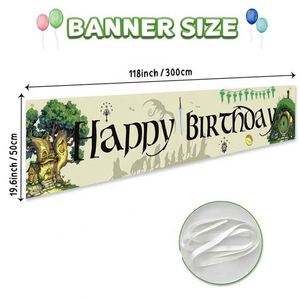 Drapeaux et bannières promotionnels de haute qualité, impression par sublimation sur tissu tricoté, design personnalisé, bannière Joyeux Anniversaire - Product Image 4