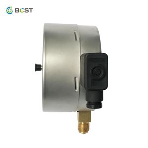 Bền thép không gỉ thủy lực đo áp suất dầu với các thành phần đồng thau và tính năng tiếp xúc điện - Product Image 5