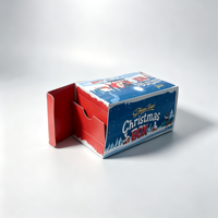 Boîte cadeau en papier pour Noël, emballage pour cadeaux de fêtes et présentation en magasin