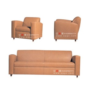 Sofá de Oficina Cómodo y en Oferta, Conjunto de Sofás de <span class=keywords><strong>Cuero</strong></span> para Recepción de Oficina, Sofá para Clientes de Hotel, para Áreas Públicas - Product Image 1