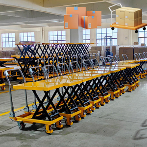 Plataforma de elevación hidráulica Coche Plataforma hidráulica semiautomática Carro Plataforma eléctrica móvil en venta - Product Image 3