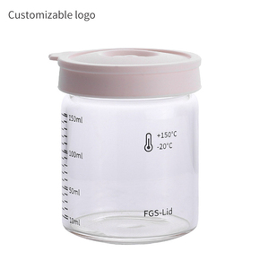 Nouveau pot en verre transparent prêt à l'emploi pour aliments, en verre borosilicate de qualité alimentaire, pour miel de prunier, confiture de neige, pot scellé - Product Image 2