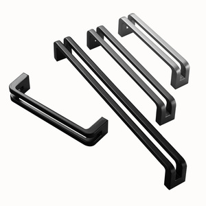 Minimalist Cabinet Handles Zinc Alloy Bar Shape Single Hole Drawer Pulls Durable Design - Product Image 5