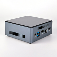 Qotom Quad Core mini computadora J5005 1,5 GHz Fanless Mini PC NUC Q10531N