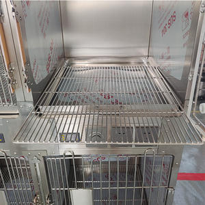Luxus Edelstahl Veterinär Tier käfig Katze Hund Zwinger Käfig Modulare Tierarzt Haustier käfige für Tierhandlung - Product Image 5