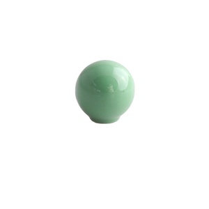 <b>Ceramic</b> Single-Hole Pull Handle 128mm Modern Colorful <b>Knob</b> Hand Grip for Kitchen Cabinets Wardrobes Drawers Easy Installation - Product Image 1