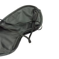 Masque de sommeil en maille élastique 100% polyester occultant pour la méditation, le yoga, coussin pour les yeux confortable