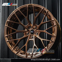 Jantes en bronze forgé EZW concaves pour voitures, 18, 19, 20, 21, 22, 24 pouces, jantes en aluminium personnalisées, 5x114.3/5x120/5x112, jantes en alliage
