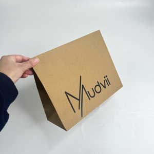 ถุงกระดาษคราฟท์สีน้ำตาลขนาด 180 กรัม สำหรับบรรจุภัณฑ์เสื้อผ้า ถุงส่งสินค้า ถุงไปรษณีย์ สำหรับร้านค้าออนไลน์ - Product Image 3