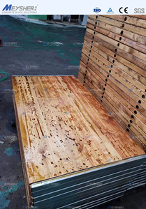 Palettes en bois sur mesure MEYSHER pour machine à blocs, palettes en bois résistantes à l'humidité pour machine à pavés - Product Image 2