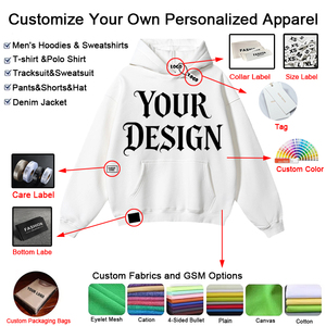 Felpa <span class=keywords><strong>con</strong></span> Cappuccio da Uomo 2026 Personalizzata <span class=keywords><strong>con</strong></span> Ricamo, Vestibilità Ampia, Lavaggio Acido, Pesante, Tinta Unita, Effetto Distressed, Stampa Vintage - Product Image 3