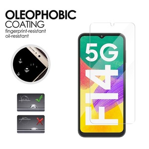 Protecteur d'écran transparent 9H 2.5D pour Samsung <span class=keywords><strong>Galaxy</strong></span> F14 F13 F12 <span class=keywords><strong>F22</strong></span> F41 F62 F52 F42 5G Film de protection en verre trempé 9H - Product Image 4