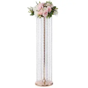 Flower Stand Wedding Centerpieces on Table Metal Tabletop Flower Vase for Wedding Party Home Decor