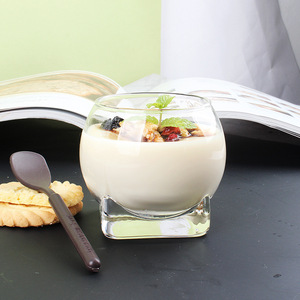 Promotional <strong>Glass</strong> Cup <strong>Bowl</strong> Round Body Square Bottom for Ice Cream Desser Yogurt <strong>Dessert</strong> Pudding Cold Drink <strong>Bowls</strong> Ice Cream <strong>Bowl</strong> - Product Image 4