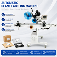 Machine d'étiquetage automatique à surface plane pour colis plats carrés, fonctionnement stable, entièrement automatique, étiquettes autocollantes